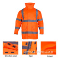 Customize Logo Fleece High Visibility Warm Safety Jacket